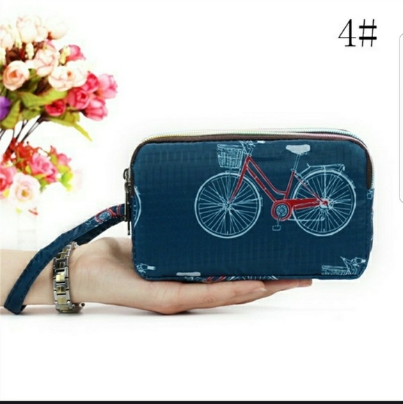 Luxury Brand Handbags - Beautiful Bicycle Wristlet NWT